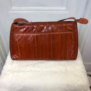 VIntage Authentic Eel Skin Handbag Purse